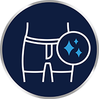 Uscați zona inghinală cu atenție după ce faceți duș sau transpirați.